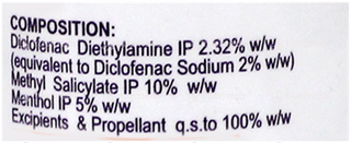 Volini Maxx 3X Faster Pain Relief Spray 25Gm